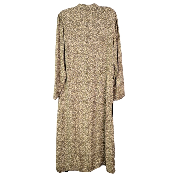 April Cornell Vintage Floral Full Length Two Piece Duster Cover up & Skirt L - Picture 6 of 16